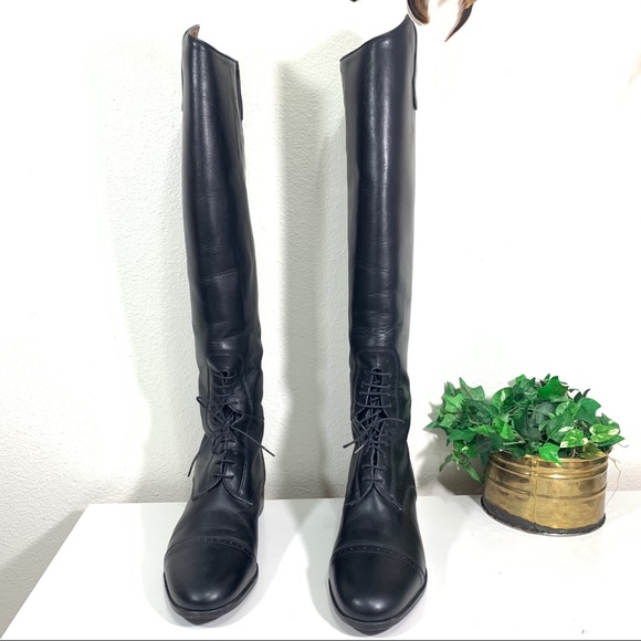 Ariat Equestrian English Riding Tall Boots Leather - Picture 2 of 13